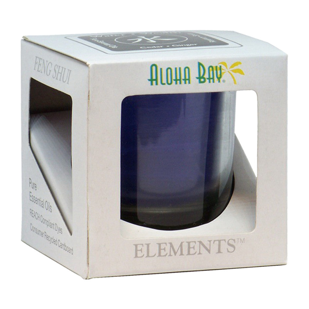 Aloha Bay Candle Feng Shui Gift Box Water Indigo, 2.5 Oz